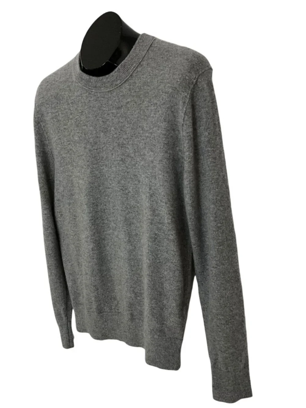 Banana Republic Cashmere Crew Neck Sweater S Gray Long Sleeve Fall Fashion